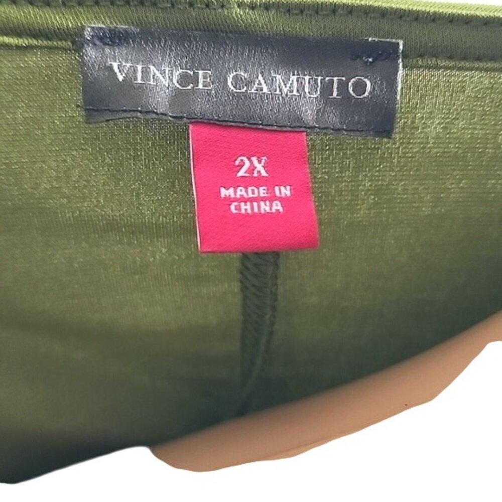 Vince Camuto Green Ruffle Sleeve Tunic - Picture 8 of 10